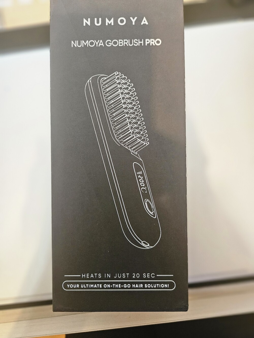 GoBrush Pro Heated Hair Brush – Black